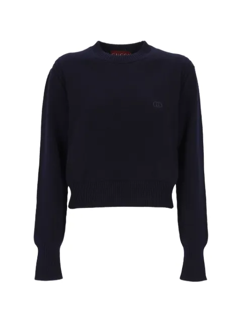 Gucci cotton sweatshirt with embroidery Blue 852234XKFFI