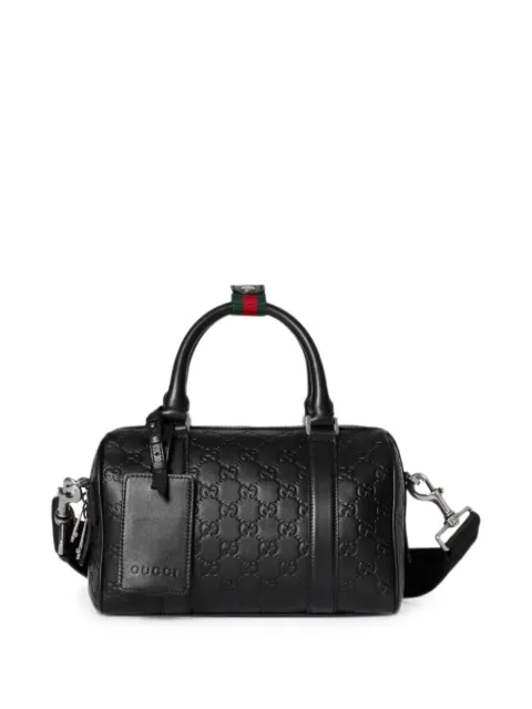 Gucci GG emblem small duffle bag Black 855789AAFOM
