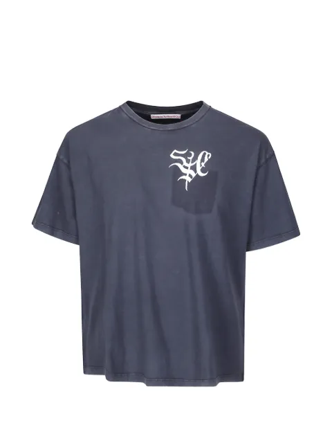 Stockholm Surfboard Club logo-print pocket T-shirt Black U1000318B90