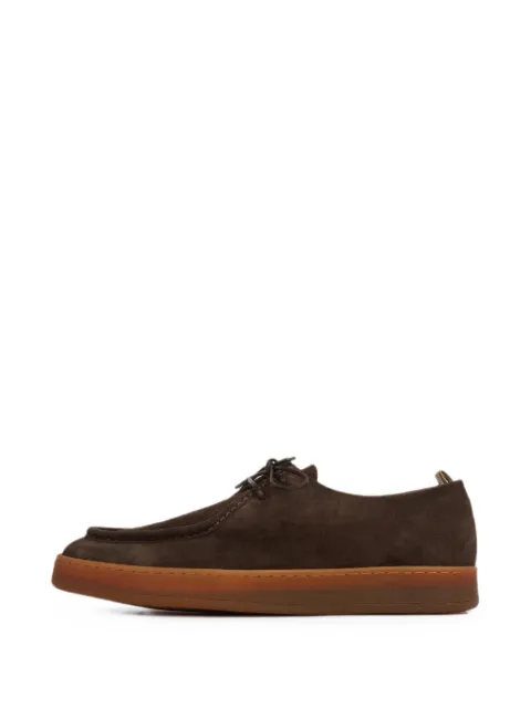 Officine Creative Ambrie suede lace-up derby shoes Brown OCUAMBI003LIC36LCACHEMIRE
