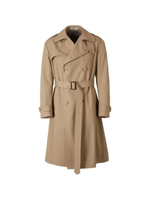Tagliatore double-breasted belted trench coat Neutrals 880021U26I36965POLIESTERE35COTONE