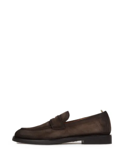 Officine Creative Opera Flexi 101 suede penny loafers Brown OCUOPEF101LIGC3AEROLCACHEMIRE