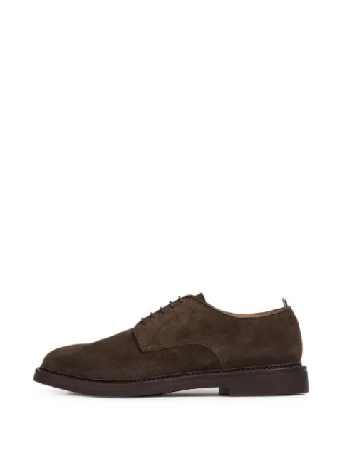 Officine Creative Hopkins suede lace-up shoes Brown OCUHOPF208LIC23LCACHEMIRE