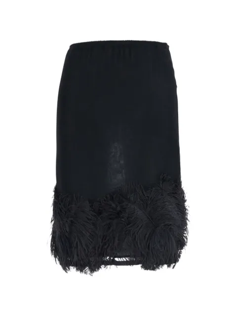 Semicouture Quanna midi skirt Black S6WU40