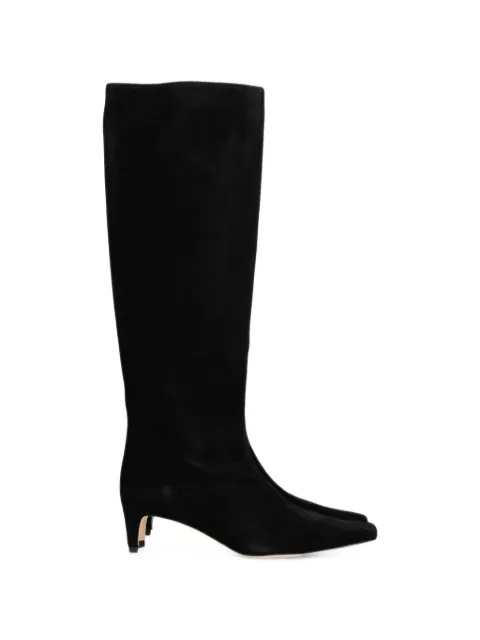 STAUD Wally suede boots Black F25P1001SU