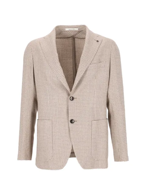 Tagliatore Montecarlo houndstooth jacket Neutrals 1SMC22K