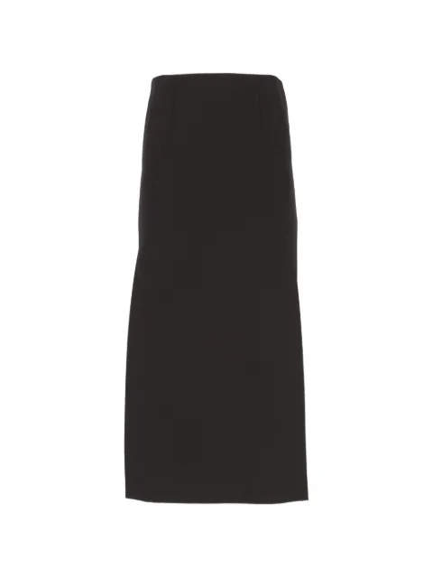 Al Duca D’Aosta 1902 side-slit pencil midi skirt Black 4699
