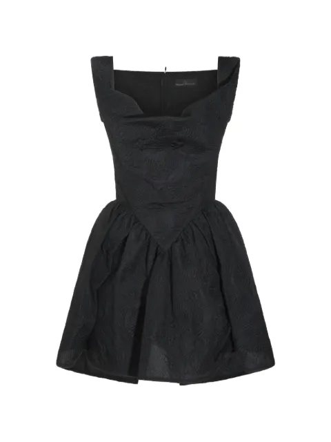 Vivienne Westwood jacquard-effect sleeveless dress Black 1101039HW01NR