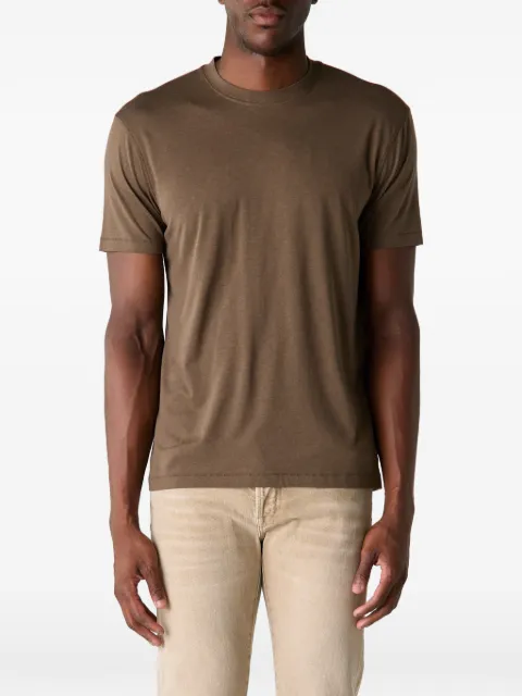 TOM FORD crew-neck T-shirt Green JCS004JMT012