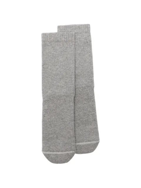 Golden Goose star-print ribbed socks Grey GUP00911P000489