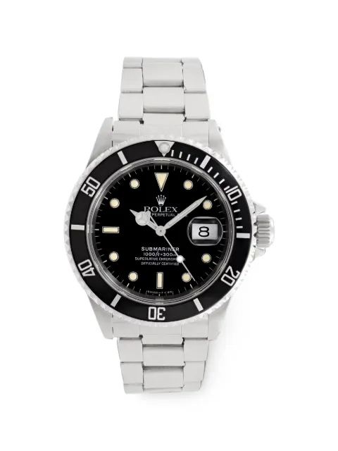 Rolex Submariner 40mm watch Black 16610