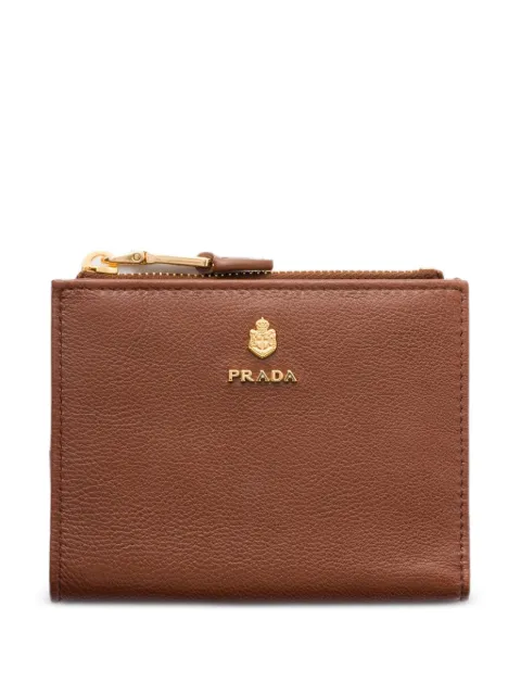 Prada small leather wallet Brown 1ML0502ZSN