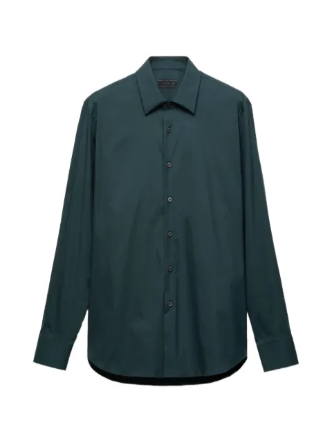 Prada stretch cotton shirt Green UCM608SOOO10HT