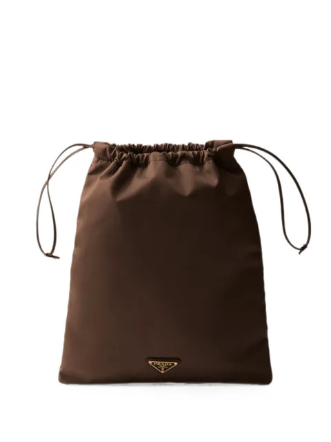 Prada Wish Re-Nylon pouch Brown 1NK01M2HG6