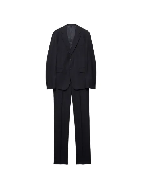 Prada single-breasted wool suit Blue UAM539SOOO14FF