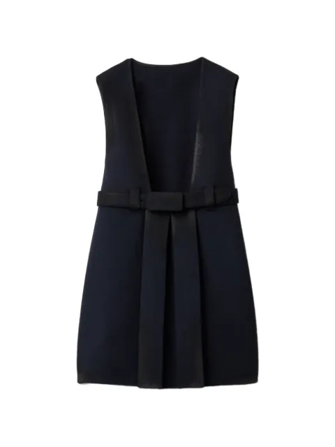 Miu Miu waxed double wool dress Black MF6592SOOO6471
