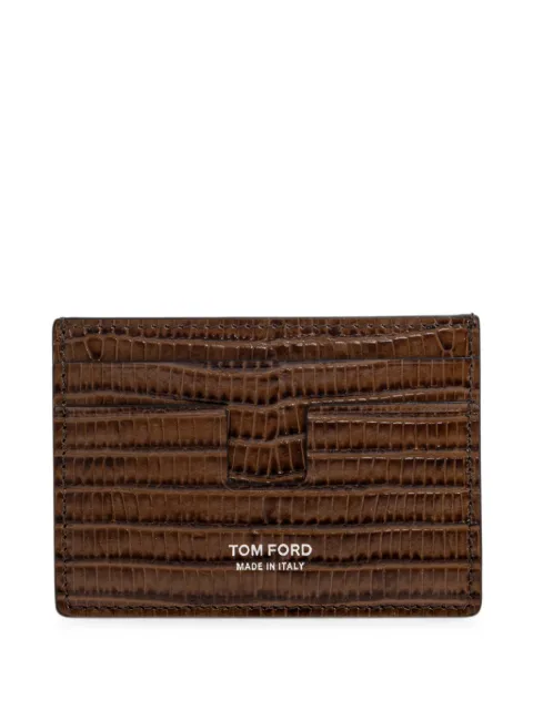 TOM FORD leather card holder Brown Y0341LCL483S