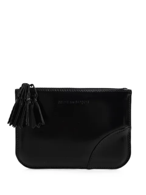 Comme Des Garçons Zipper Medley tassel-detail leather wallet Black SA8100ZM0