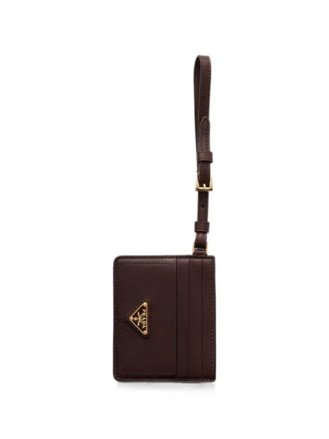Prada nappa leather card holder Brown 1MC1372G6Y
