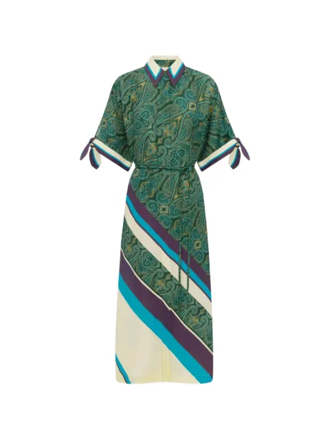 ALEMAIS Joni shirtdress Green 7579D