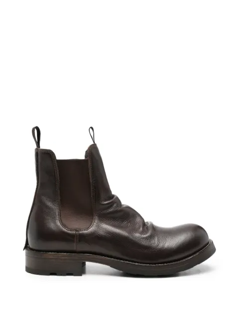 Shoto slip-on leather chelsea boots Brown 51539