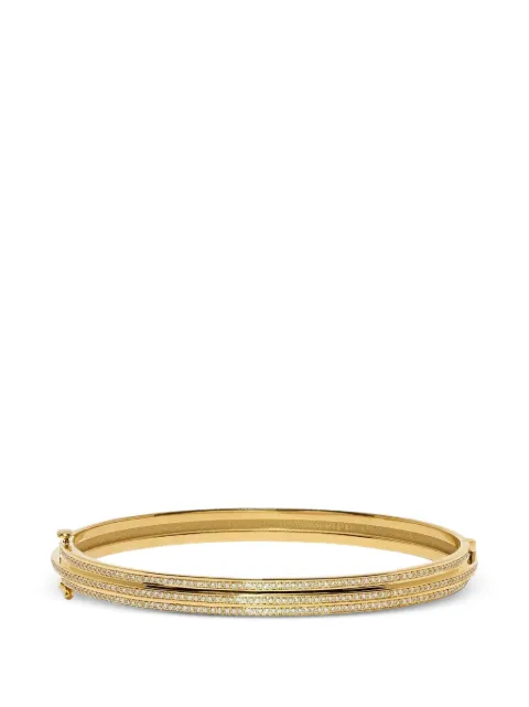 Azlee diamond staircase bangle bracelet Gold B1273G18S