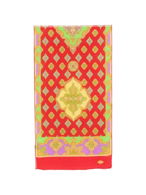 Versace Pre-Owned 2000s Baroque-print scarf Red VE120CPI