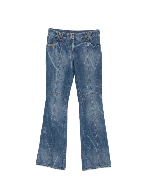 Dolce & Gabbana Pre-Owned 2000s panelled flared jeans Blue DG250MK