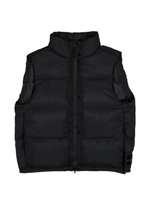 Stone Island G100004 matt ripstop cordura® advanced fabrics vest Black L2S15G100004S0483