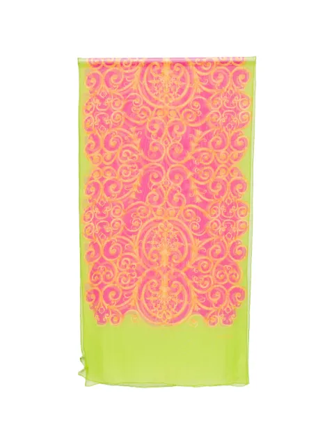 Versace Pre-Owned 2000s Barocco print scarf Green VE120CPH