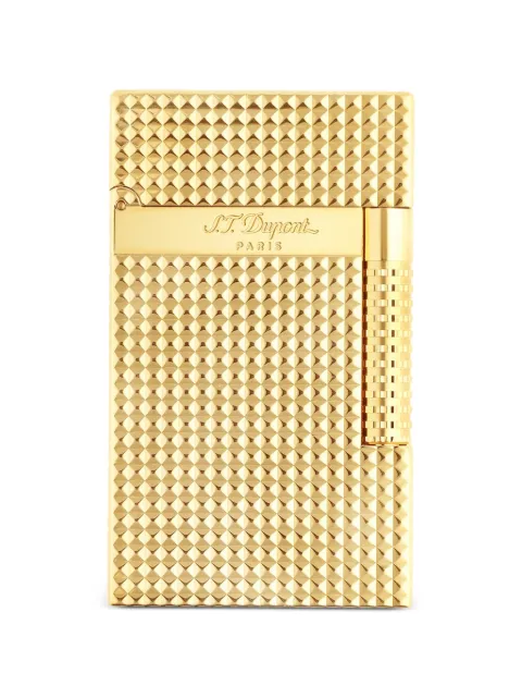 S.T. Dupont diamond-head flip-top lighter Gold DC23009