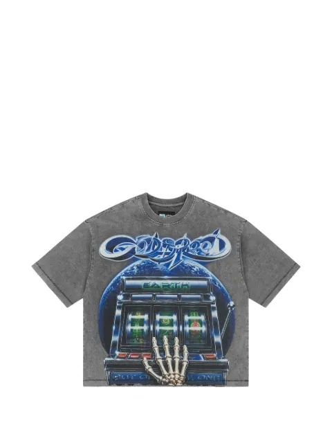 GODSPEED graphic-print washed t-shirt Grey GS604