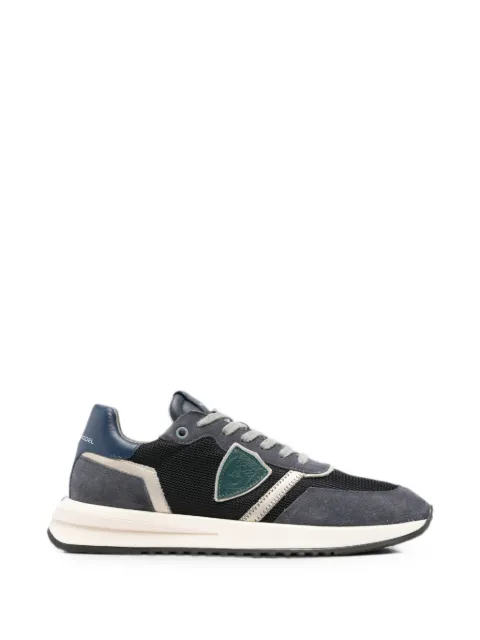Philippe Model Paris panelled logo-patch sneakers Blue TYLUWR02
