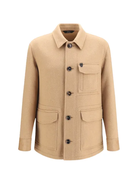 Brioni Workwear cashmere jacket Neutrals SGPQ0LOE316