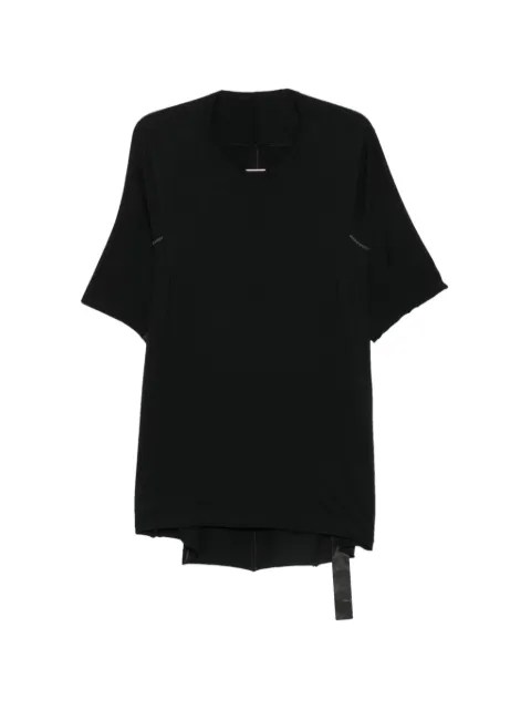 69 BY ISAAC SELLAM exposed-seam metal-staple T-shirt Black LOYALTJERSEYH27