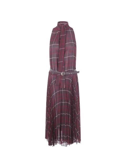 Max Mara pleated midi dress Red 2626226031600