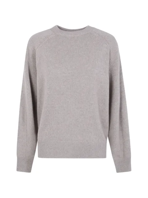 Brunello Cucinelli cashmere raglan-sleeve sweater Neutrals M12501700C077