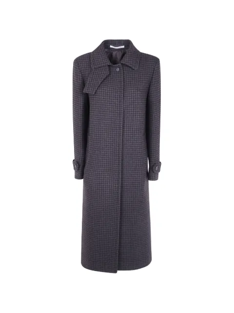 Tagliatore Bethany houndstooth wool coat Grey BETHANY440093099