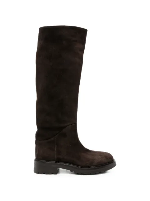 strategia shoes suede boots Brown A6185