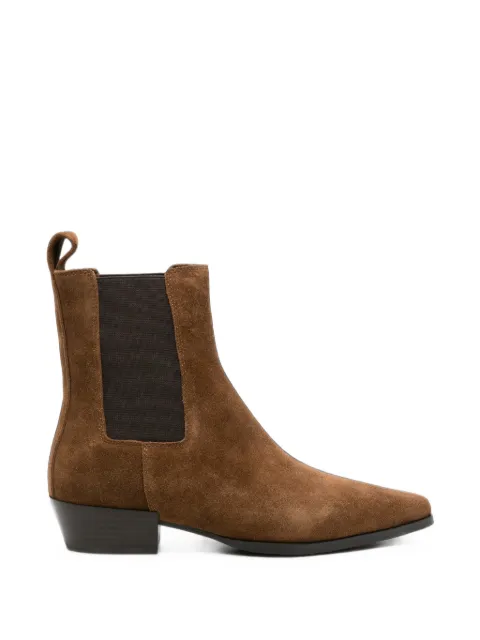 strategia shoes suede boots Brown A5900X