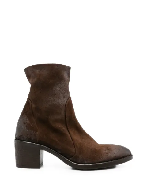 strategia shoes suede block-heel boots Brown A4560