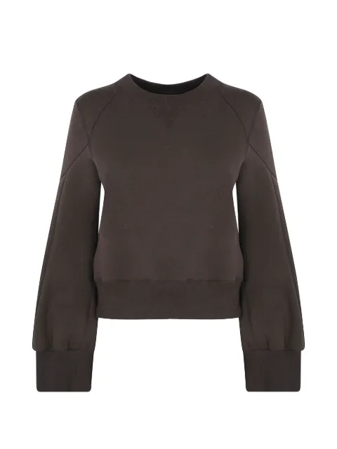 sacai raglan-sleeve balloon-sleeve sweatshirt Brown 2608682