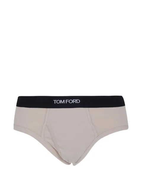 TOM FORD logo-waistband briefs Neutrals T4LC11040099