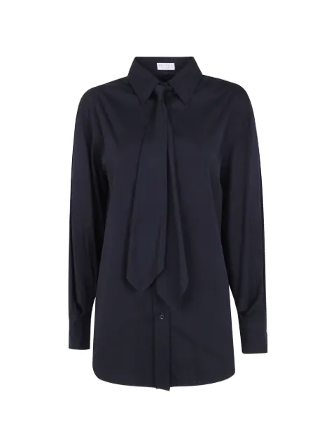 Brunello Cucinelli tie-detail shirt Black M0091M3A56C101