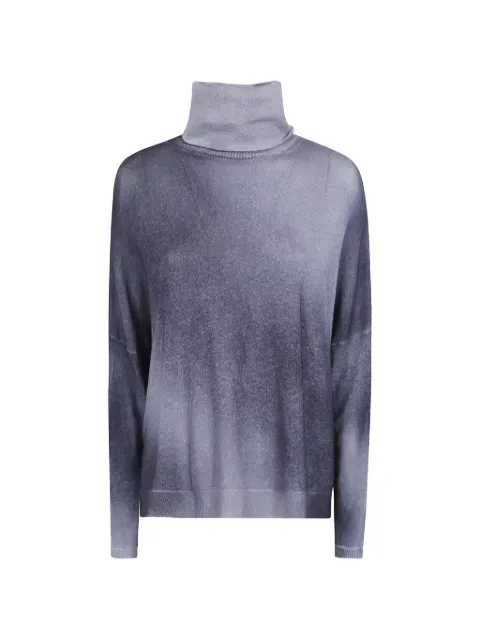 Avant Toi cashmere roll-neck sweater Grey 226WD1206CLIVK