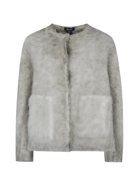 Avant Toi alpaca oversized jacket Grey 226WD2600DRCVGHL