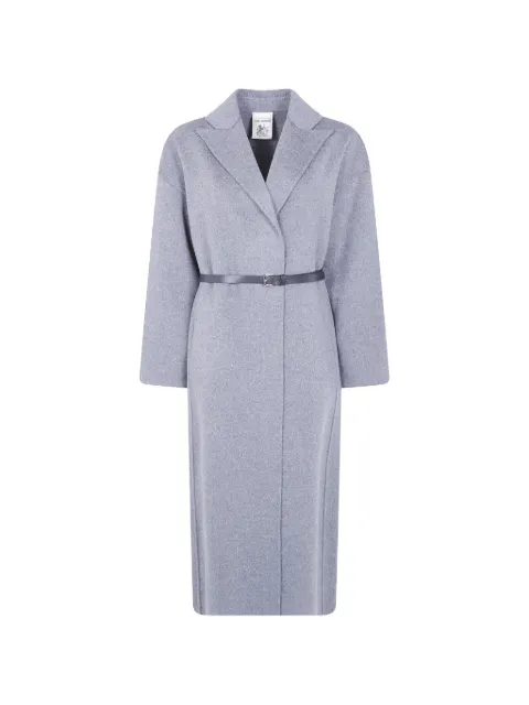 Semicouture belted coat Grey Y6WV08