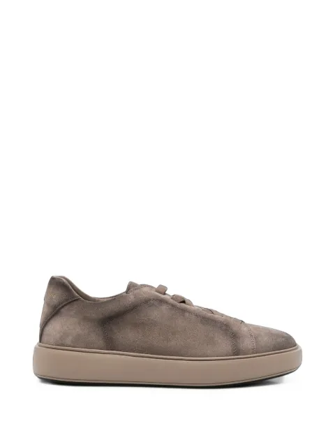 Officine Creative suede lace-up sneakers Brown OCUSLOU001LC171