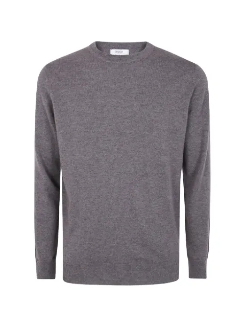 Barba wool crew-neck sweater Grey KANGRA400101