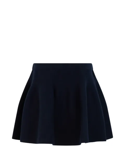 Lisa Yang knitted flared mini skirt Blue 2026444